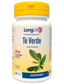 LONGLIFE TE VERDE 60 Cps 500mg
