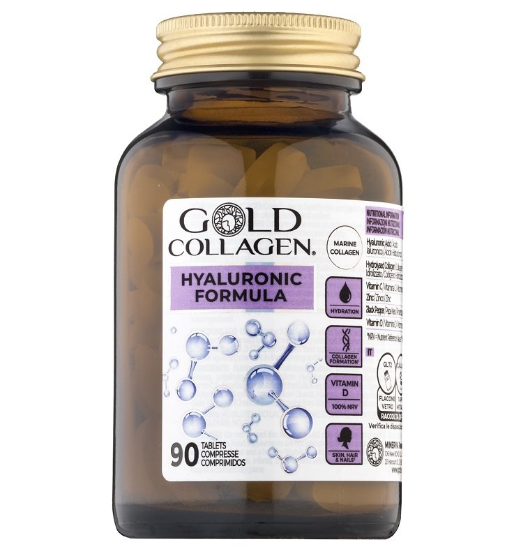 GOLD Collagen Hyaluronic 90Cpr