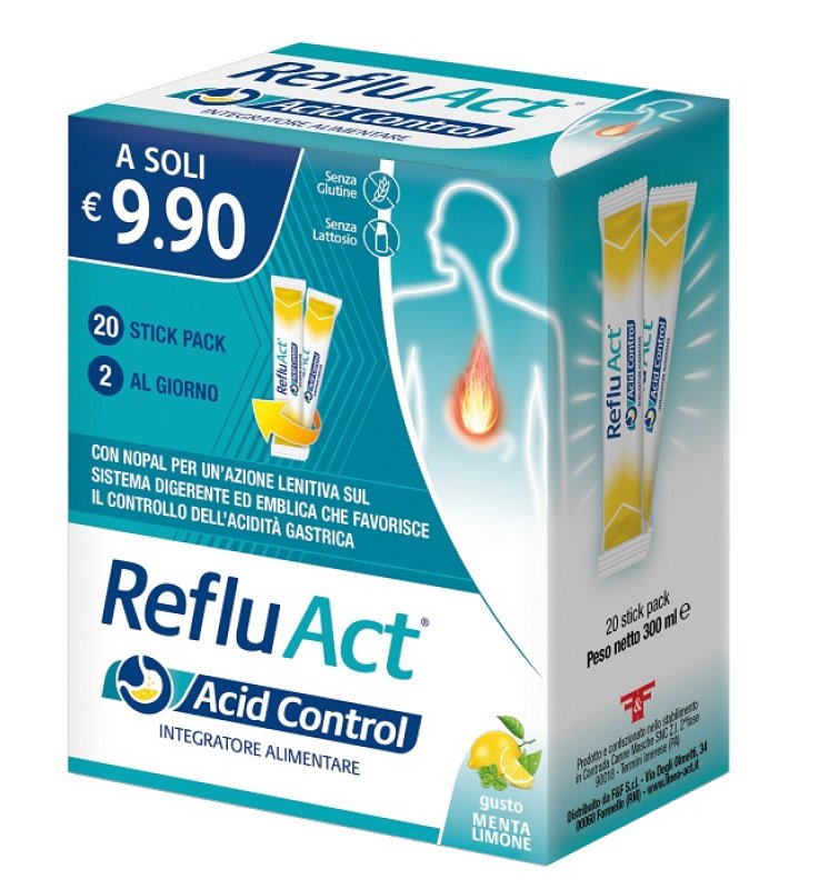 REFLU ACT ACID CONTROL 20STICK