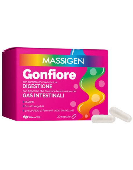 MASSIGEN GONFIORE 20 CAPSULE MASSIGEN GONFIORE 20 CAPSULE