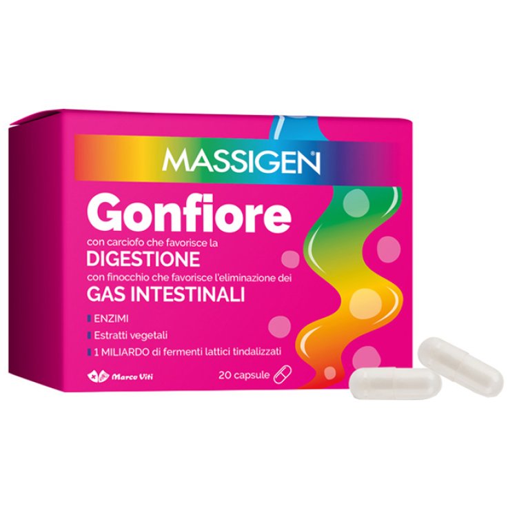 MASSIGEN GONFIORE 20 CAPSULE MASSIGEN GONFIORE 20 CAPSULE