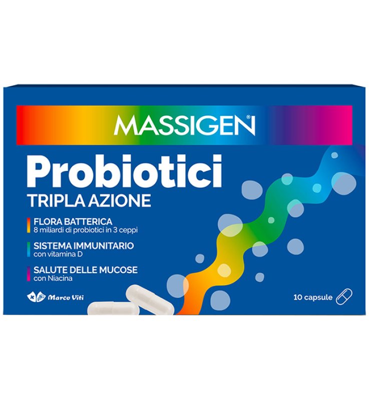 MASSIGEN Probiotici 10Cps