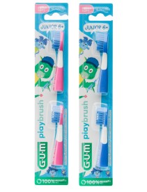GUM PLAYBRUSH SPAZZOLINO JUNIOR 6+ REFILL BLU GUM PLAYBRUSH SPAZZOLINO JUNIOR 6+ REFILL BLU