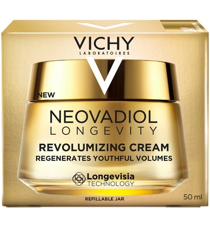 Neovadiol Longevity Crema Viso Rivolumizzante Nutriente 50 ml per Tutti i Tipi di Pelle