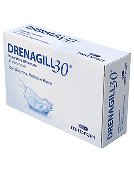 DRENAGILL 30 30 COMPRESSE DRENAGILL 30 30 COMPRESSE