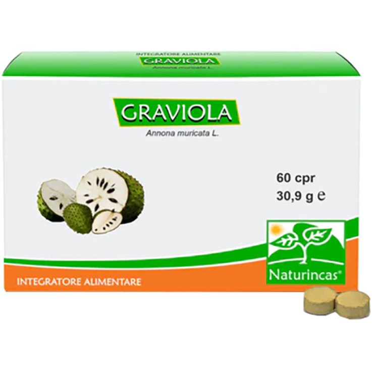 GRAVIOLA NATURINCAS 60 COMPRESSE GRAVIOLA NATURINCAS 60 COMPRESSE