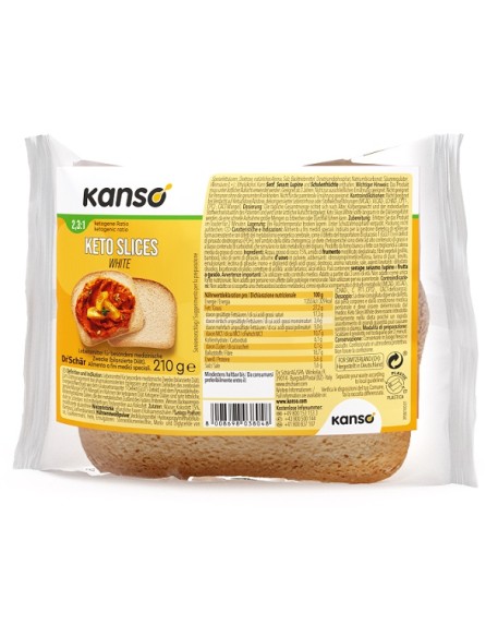 KANSO KETO SLICES WHITE 210G