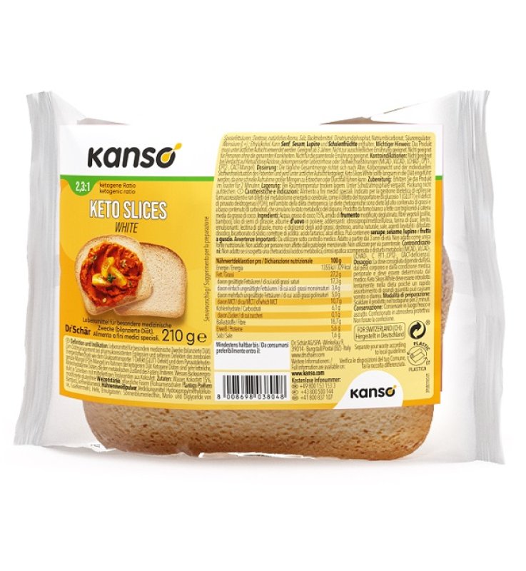 KANSO KETO SLICES WHITE 210G KANSO KETO SLICES WHITE 210G