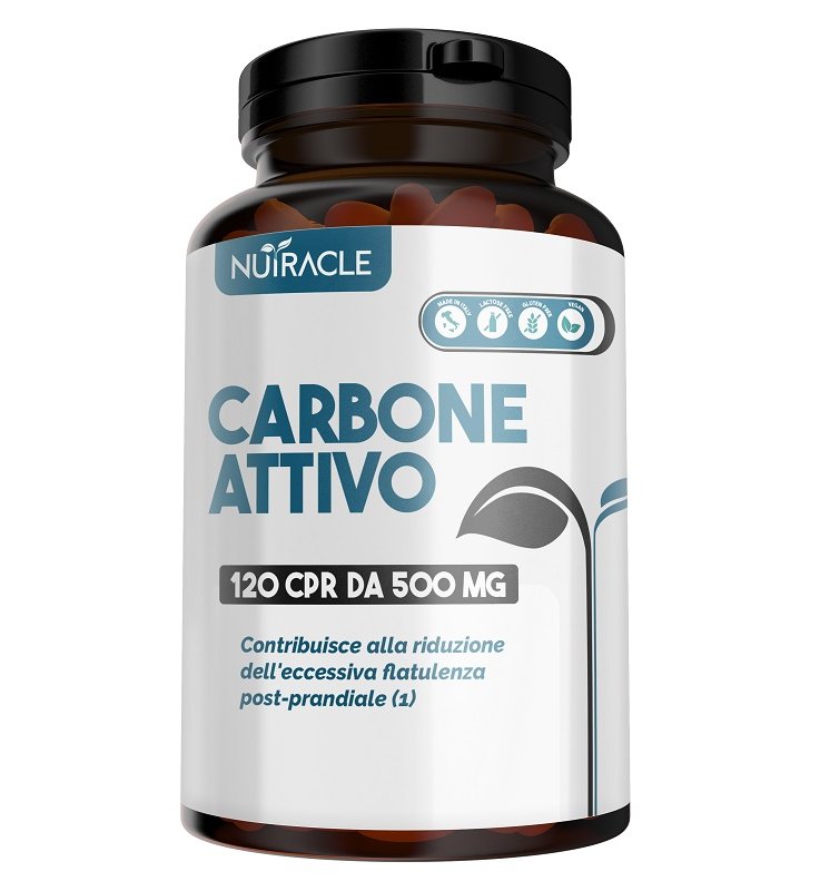 NUTRACLE CARBONE ATTIVO 120CPR NUTRACLE CARBONE ATTIVO 120CPR