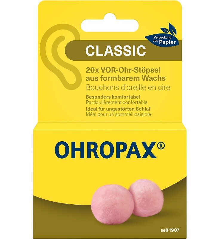 OHROPAX Tappi Aur.Cera 20pz OHROPAX Tappi Aur.Cera 20pz