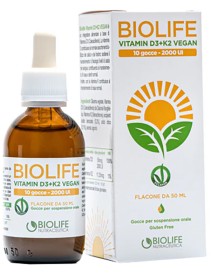 BIOLIFE Vitamin D3+K2 Gtt 50ml