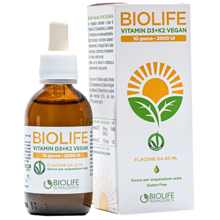 BIOLIFE Vitamin D3+K2 Gtt 50ml BIOLIFE Vitamin D3+K2 Gtt 50ml
