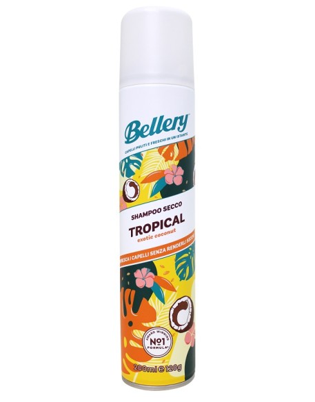 BELLERY SHAMPOO SECCO TROPICAL 200 ML BELLERY SHAMPOO SECCO TROPICAL 200 ML