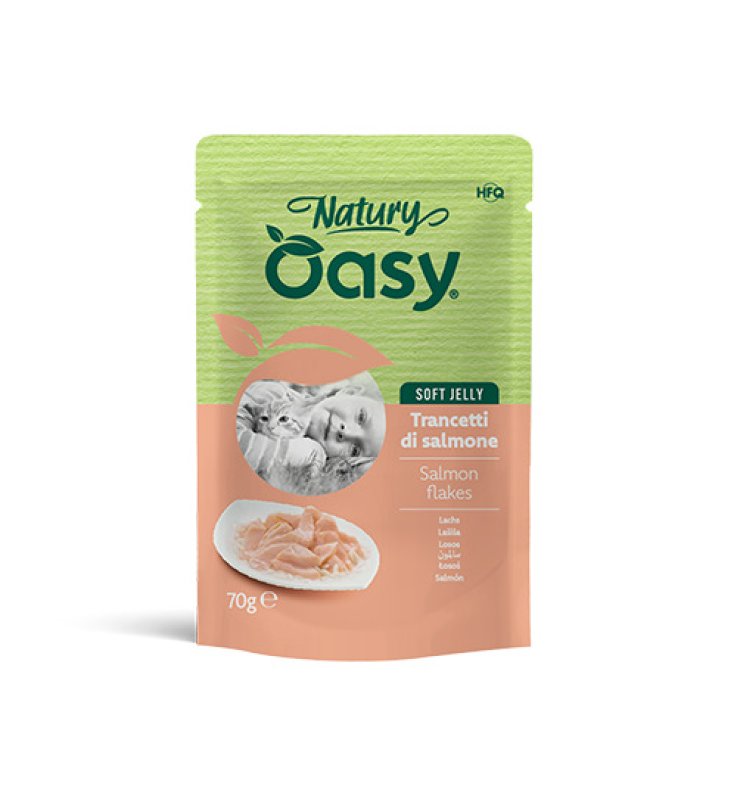 V OASY WET CAT NAT S JE SALM 70G