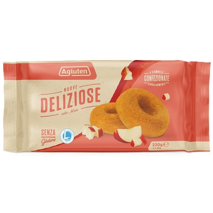 AGLUTEN NUOVE DELIZ MELE 4X55G AGLUTEN NUOVE DELIZ MELE 4X55G