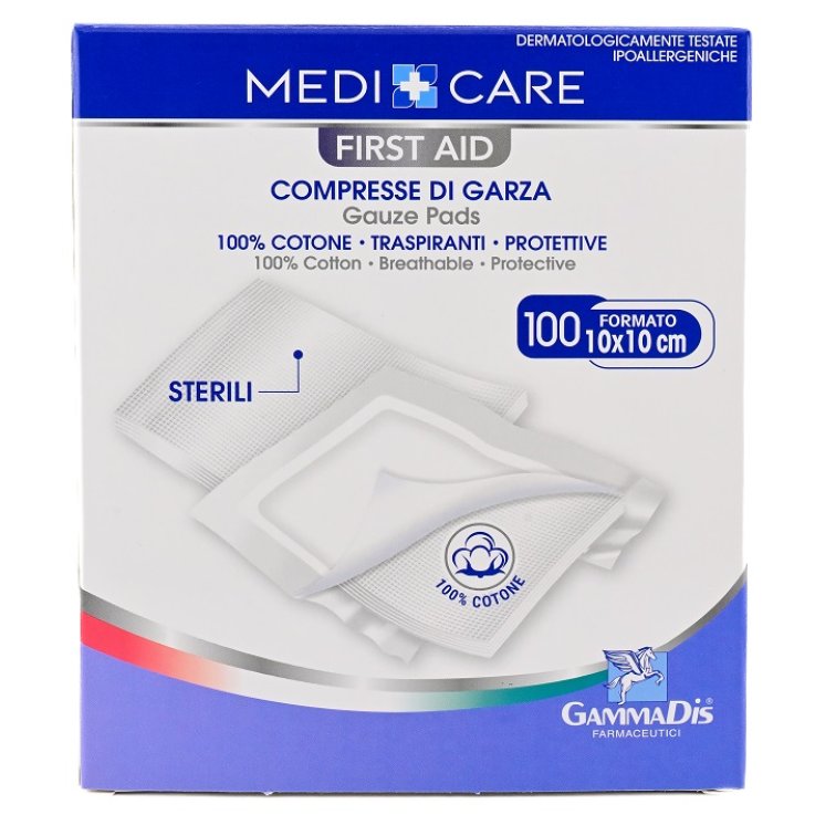 GARZA COTONE 10X10CM 100PZ GARZA COTONE 10X10CM 100PZ