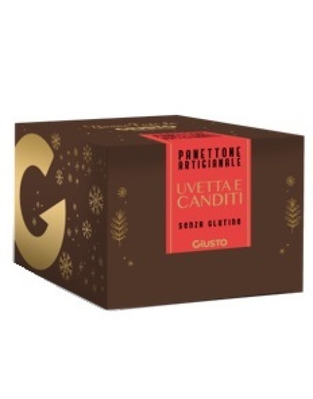 GIUSTO PANETTONE UVET/CAND 600G