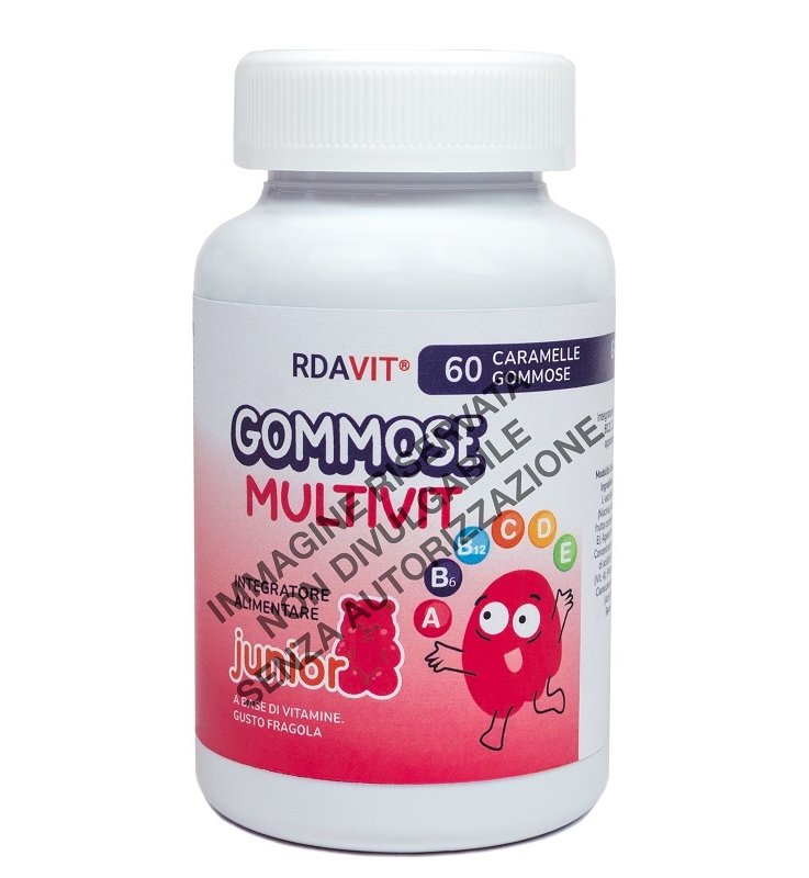 LABORATORIO DELLA FARMACIA GOMMOSE MULTIVITAMINICHE JUNIOR 60 CARAMELLE 3 G