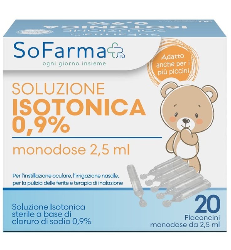 SOLUZ SALINA 0,9% 20FL 2,5ML SF+