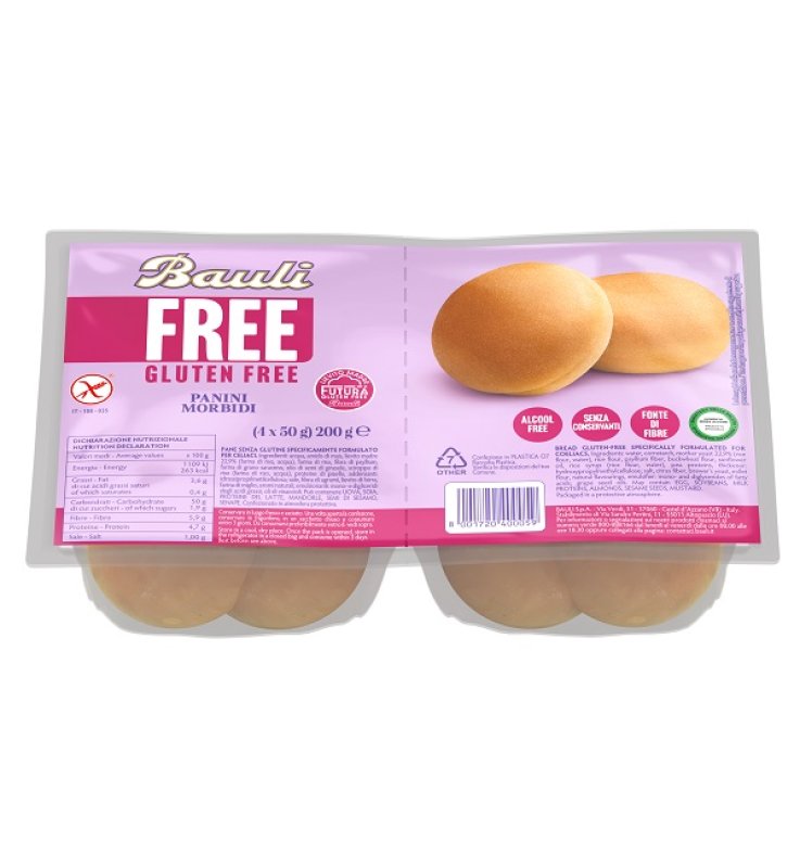 BAULI FREE Panini Morbidi 4pz BAULI FREE Panini Morbidi 4pz