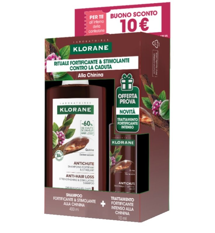 KLORANE RITUALE SHAMPOO CHININA 400 ML + SIERO 10 ML OMAGGIO+ COUPON