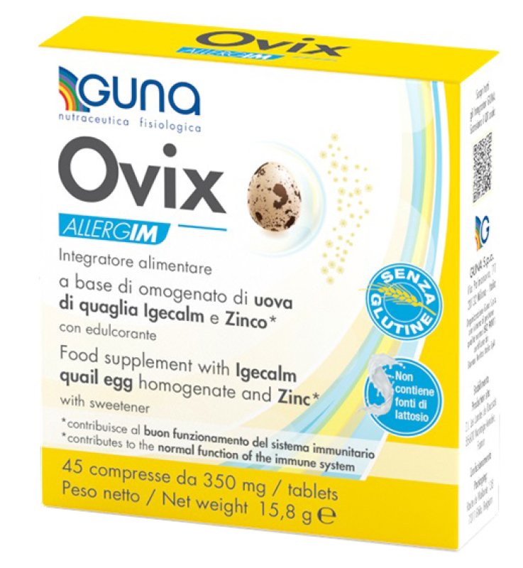OVIX ALLERGIM 45 COMPRESSE DA 350 MG