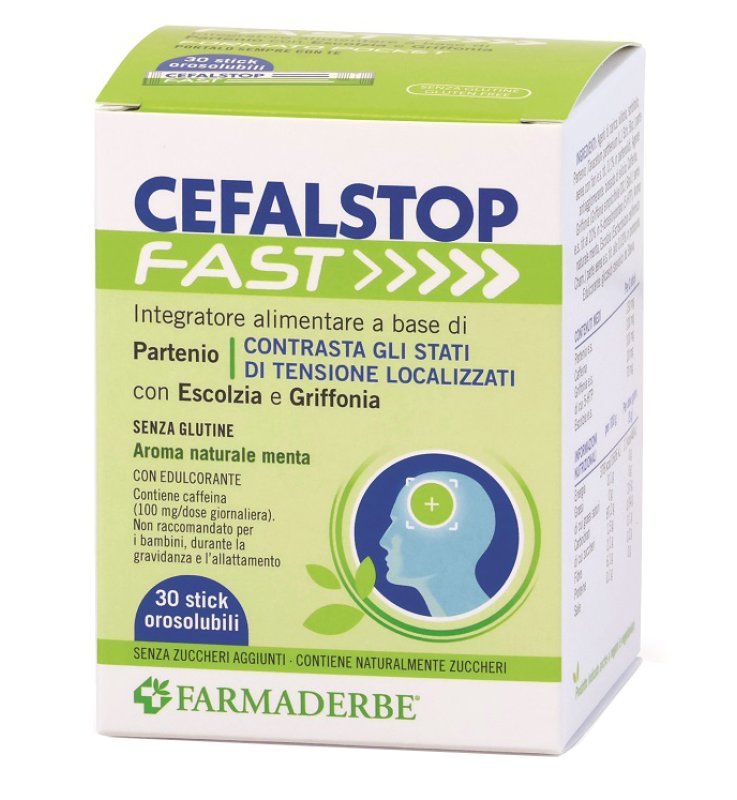 CEFAL STOP FAST 30 STICK OROSOLUBILI CEFAL STOP FAST 30 STICK OROSOLUBILI