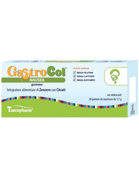 GASTROCOL NAUSEA GOMME GUSTO AGR GASTROCOL NAUSEA GOMME GUSTO AGR