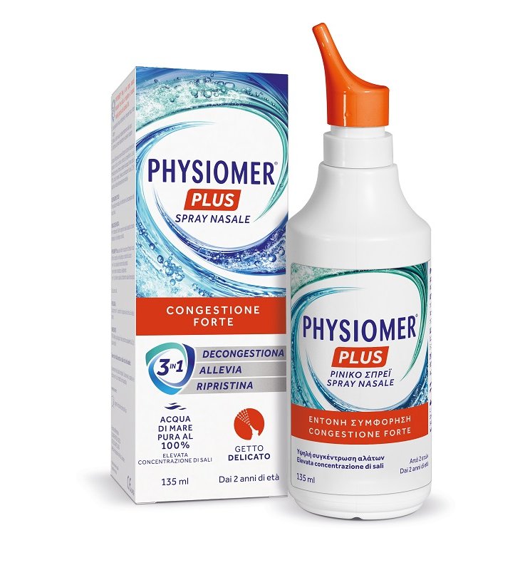SPRAY NASALE PHYSIOMER PLUS GETTO DELICATO 135 ML