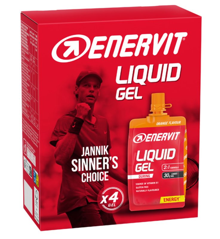 ENERVIT SPORT LIQ.GEL ARANCIA 4P