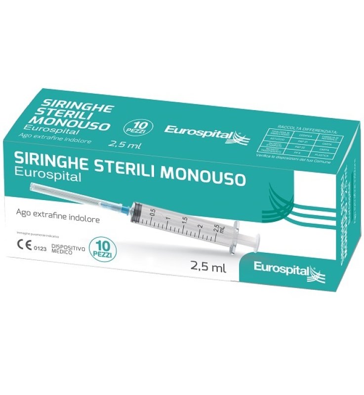 SIR STERILI MON 2,5ML 10PZ