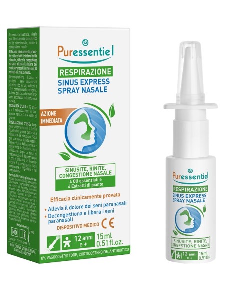 PURESSENTIEL SINUS SPR NASALE