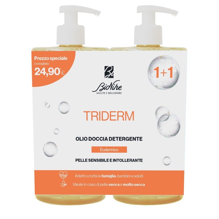 TRIDERM BIPACK OLIO DOCCIA DETERGENTE 750 ML TRIDERM BIPACK OLIO DOCCIA DETERGENTE 750 ML