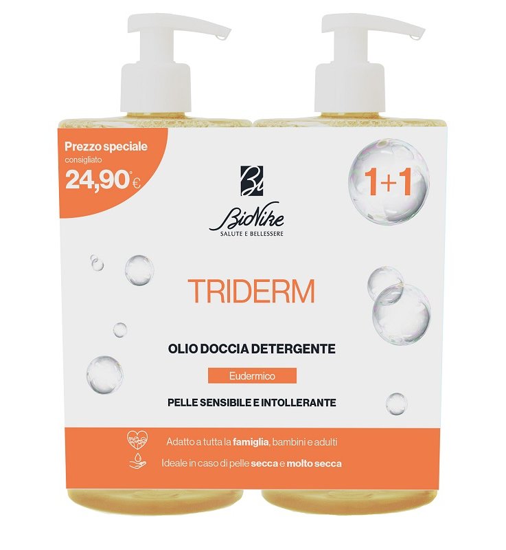 TRIDERM BIPACK OLIO DOCCIA DETERGENTE 750 ML TRIDERM BIPACK OLIO DOCCIA DETERGENTE 750 ML