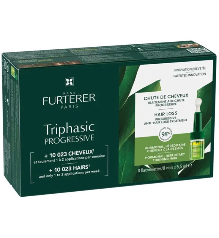 TRIPHASIC PROGRESSIVE GENTECH TRATTAMENTO ANTICADUTA LONGEVITA' E DENSITA' 8 FIALE DA 5,5 ML