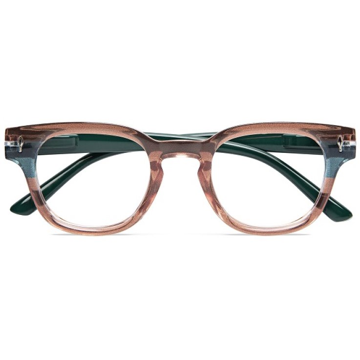 OCCHIALE DA LETTURA QFARMA FUNK MARRONE-VERDE +3,00 OCCHIALE DA LETTURA QFARMA FUNK MARRONE-VERDE +3,00