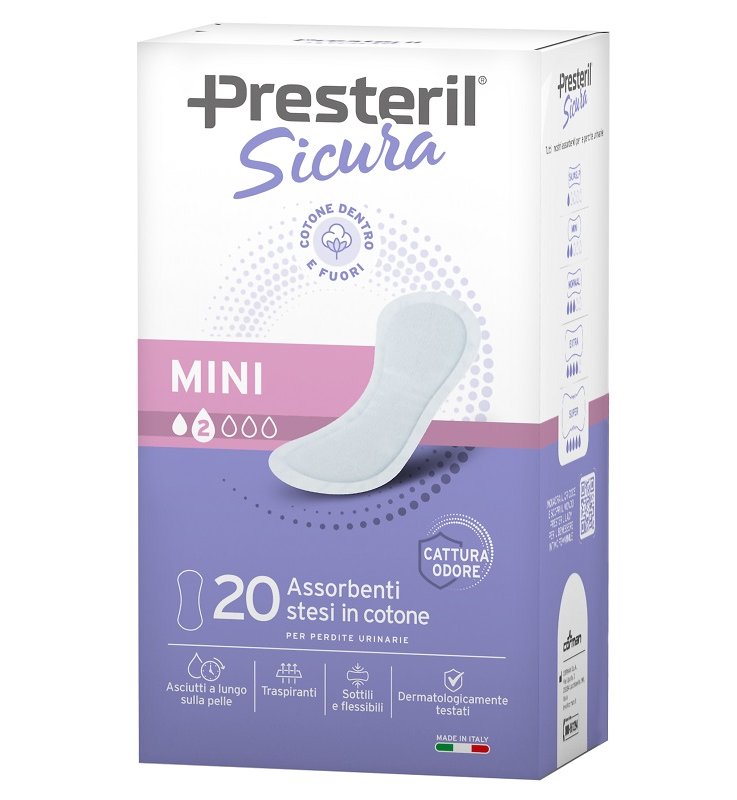 PRESTERIL SICURA AS MINI 20PZ PRESTERIL SICURA AS MINI 20PZ