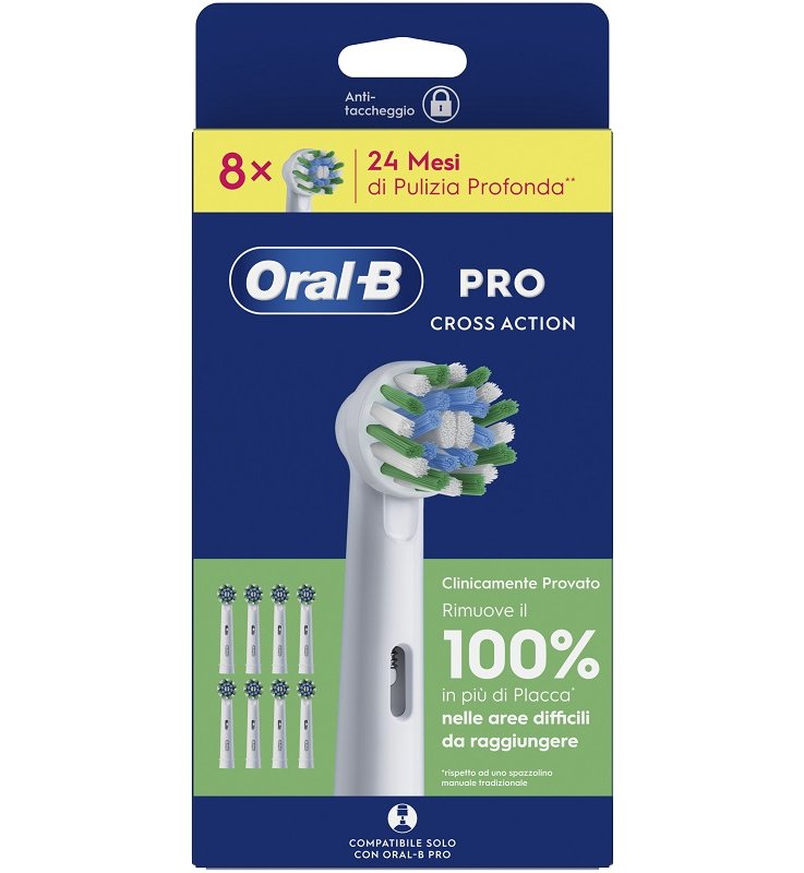 ORALB CROSSACTION REFILL 8PZ