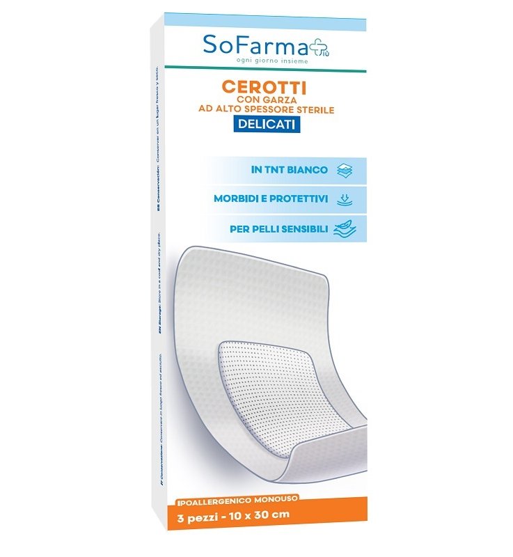 CEROTTO DELICATO 10X20 3P SF+