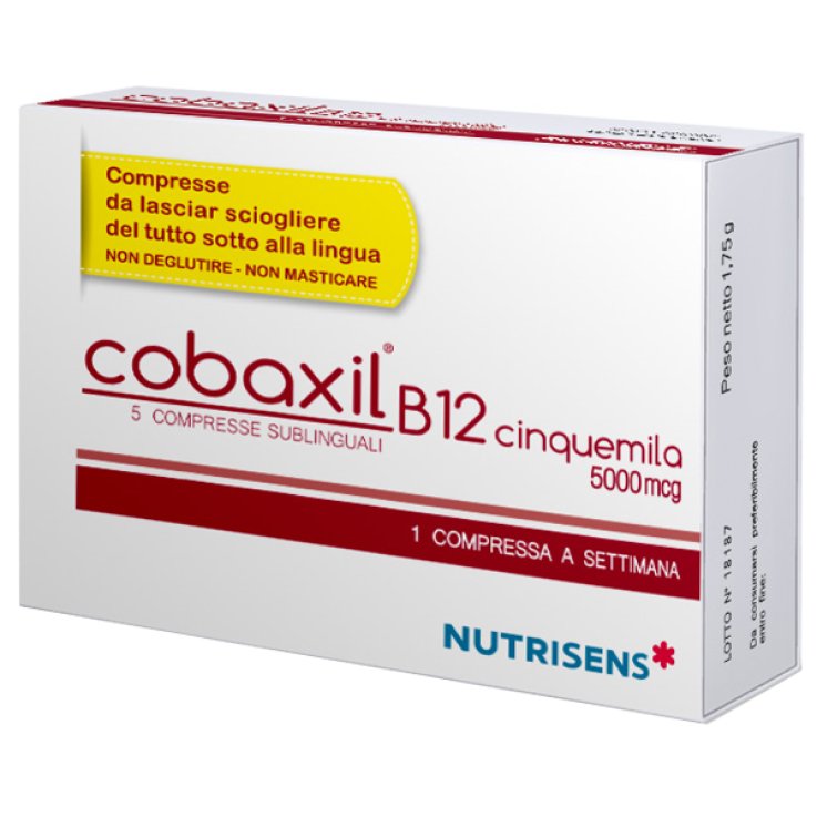 COBAXIL B12 Cinquemila 5Cpr COBAXIL B12 Cinquemila 5Cpr