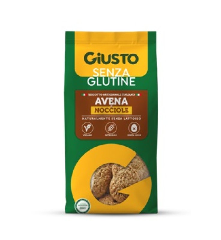 GIUSTO S G BISCOTTI AVENA NOCC