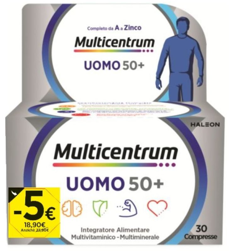 MULTICENTRUM UOMO 50+ 30 COMPRESSE PROMO 2026