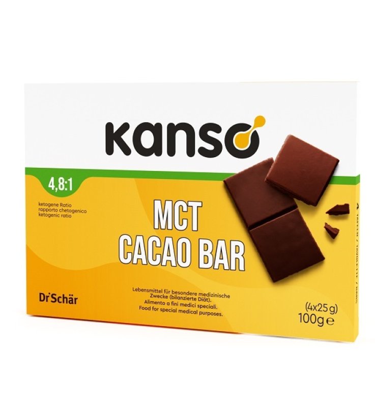 KANSO MCT CACAO BAR 4X25G