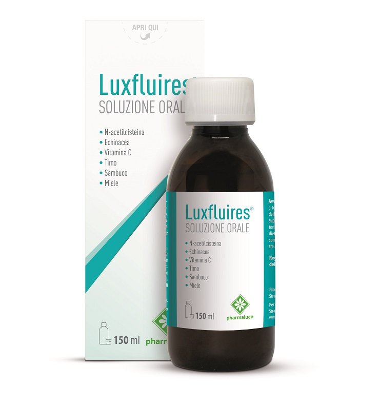 LUXFLUIRES SOLUZIONE ORAL 150ML LUXFLUIRES SOLUZIONE ORAL 150ML