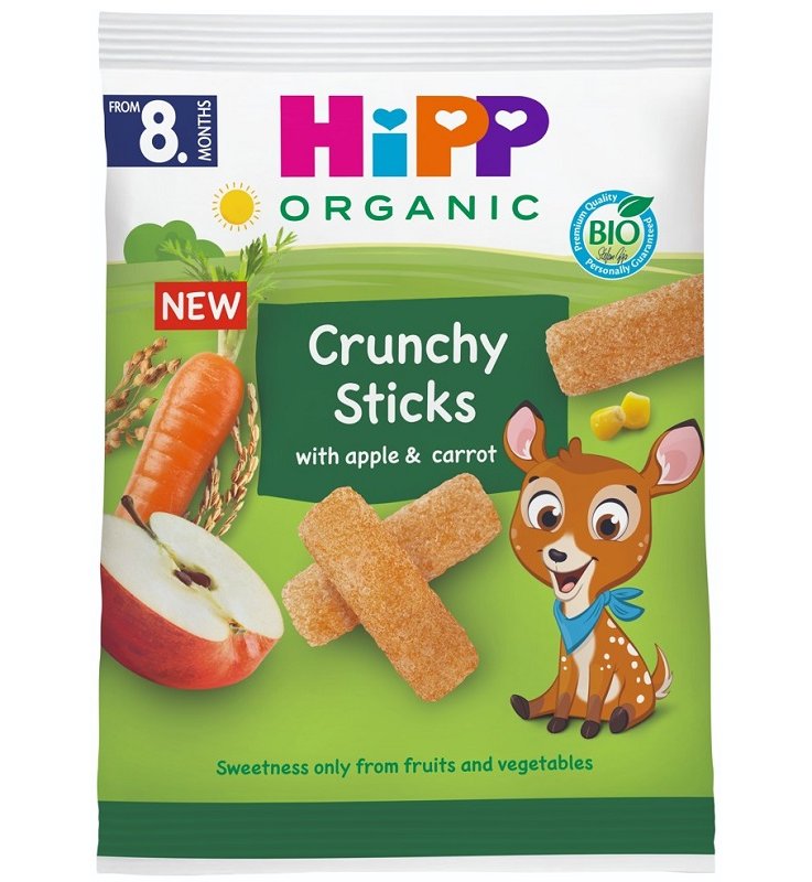 HIPP CRUNCHY STICKS MELA CAR 30G