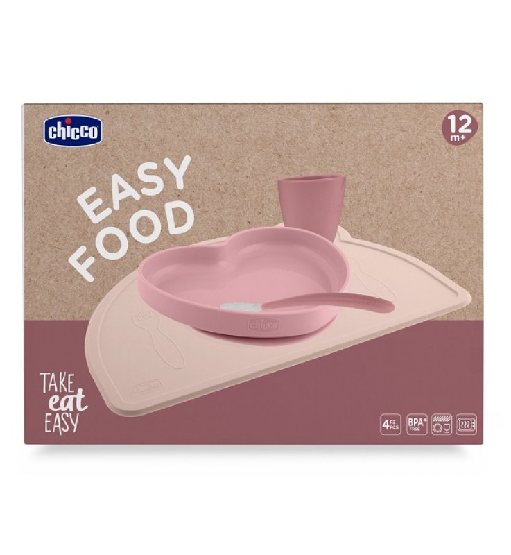 CH Set Pappa Sil.Rosa12m+