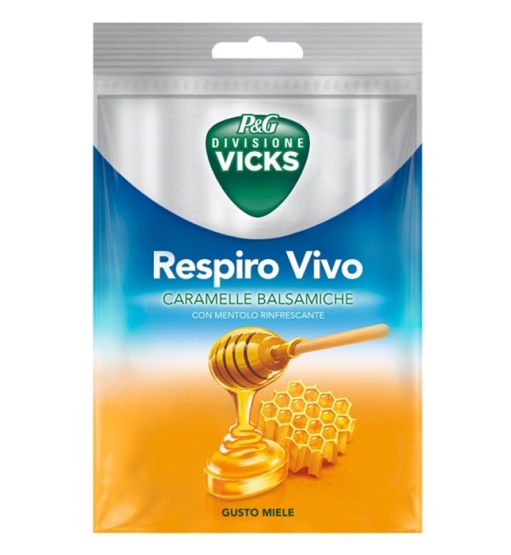 VICKS RESPIRO VIVO CARAM MIELE
