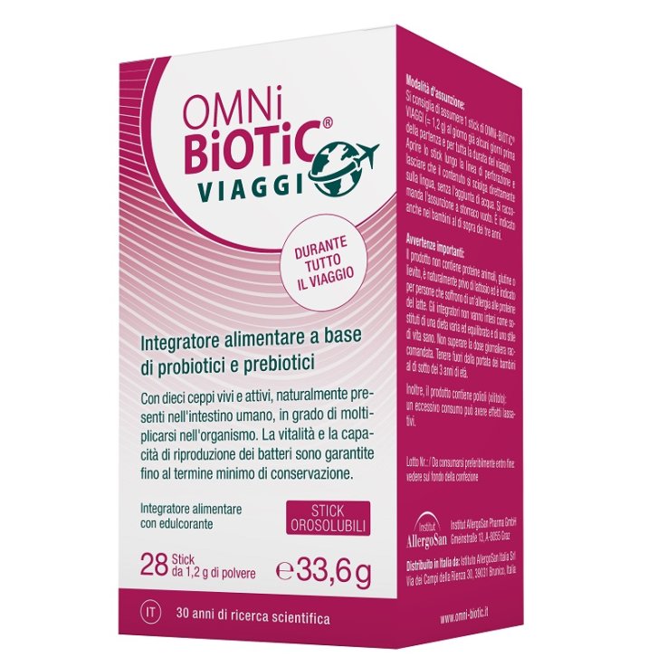 OMNI BIOTIC VIAGGI 28STICK S/G/L OMNI BIOTIC VIAGGI 28STICK S/G/L