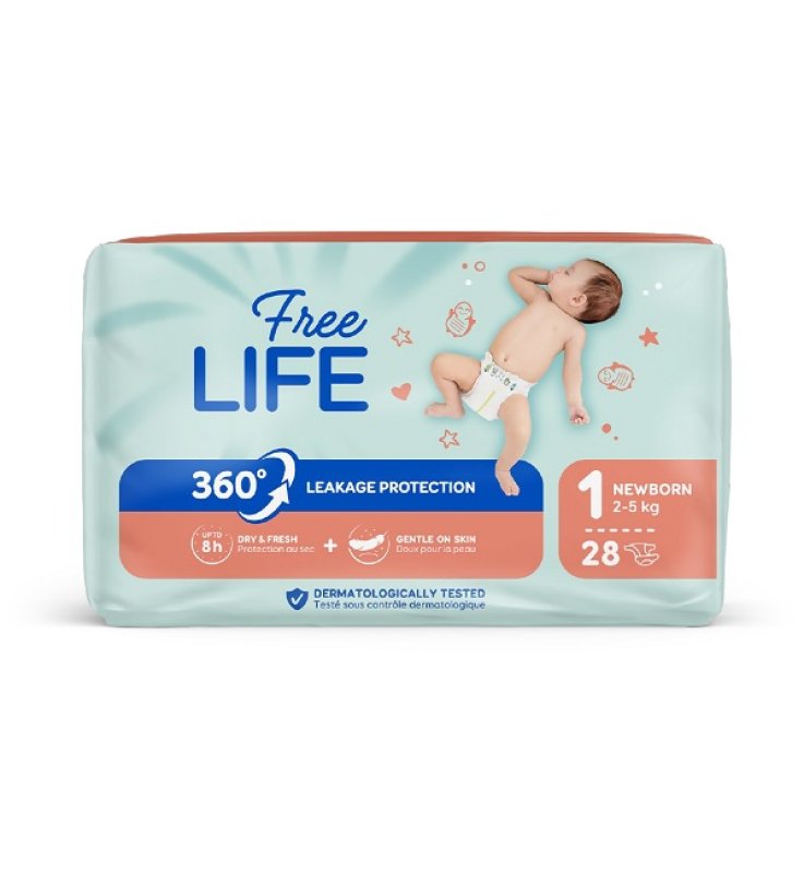 FREELIFE*1 Newborn (2-5Kg)28pz FREELIFE*1 Newborn (2-5Kg)28pz