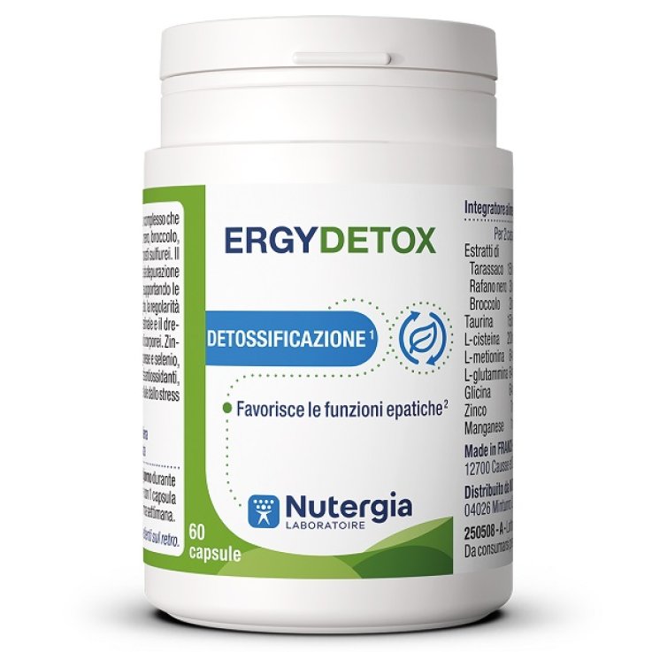 ERGYDETOX 60CPS NUTERGIA ERGYDETOX 60CPS NUTERGIA